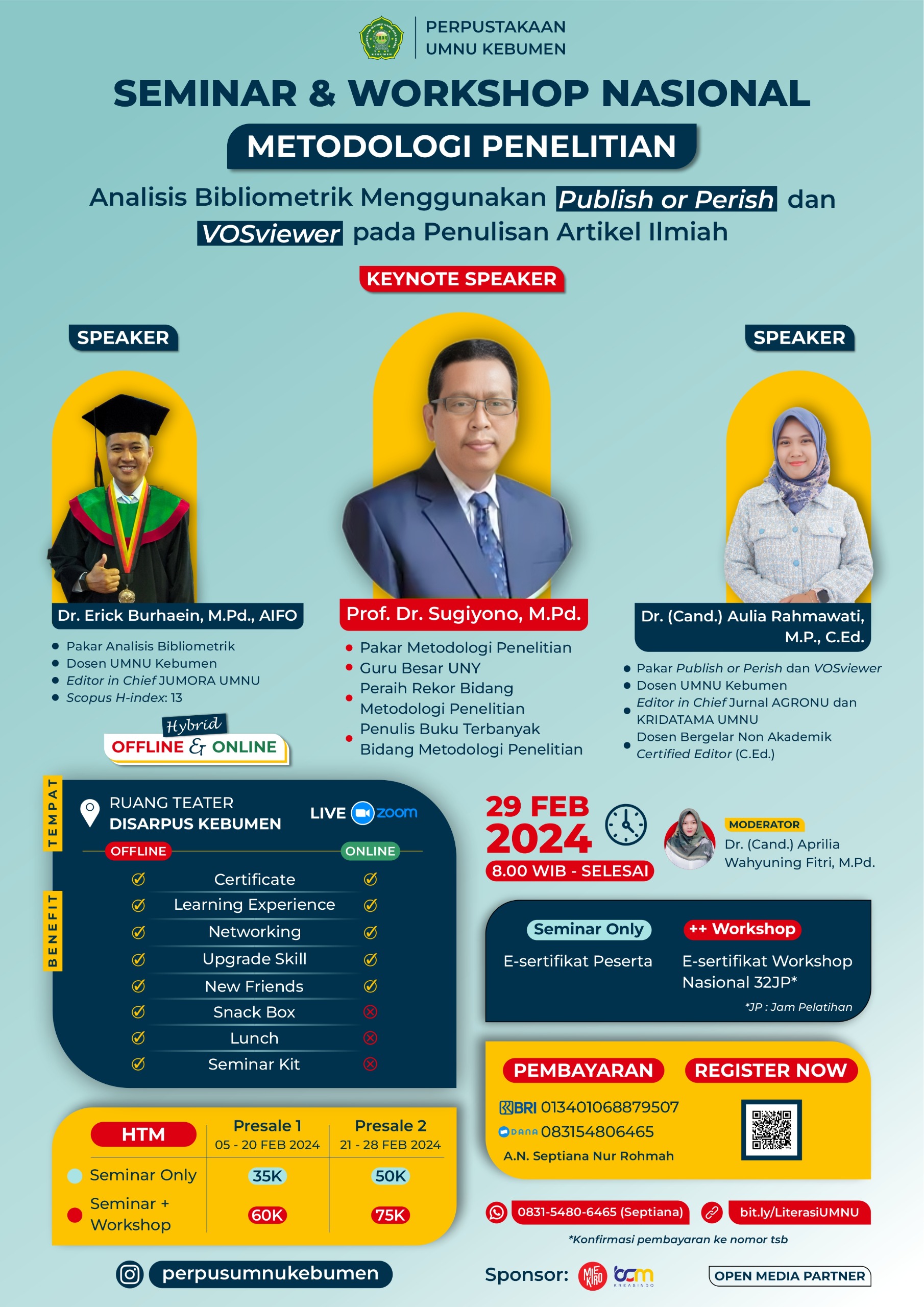 Kolaborasi Ilmuwan Muda: UMNU Kebumen Sajikan Workshop Penulisan Artikel Ilmiah